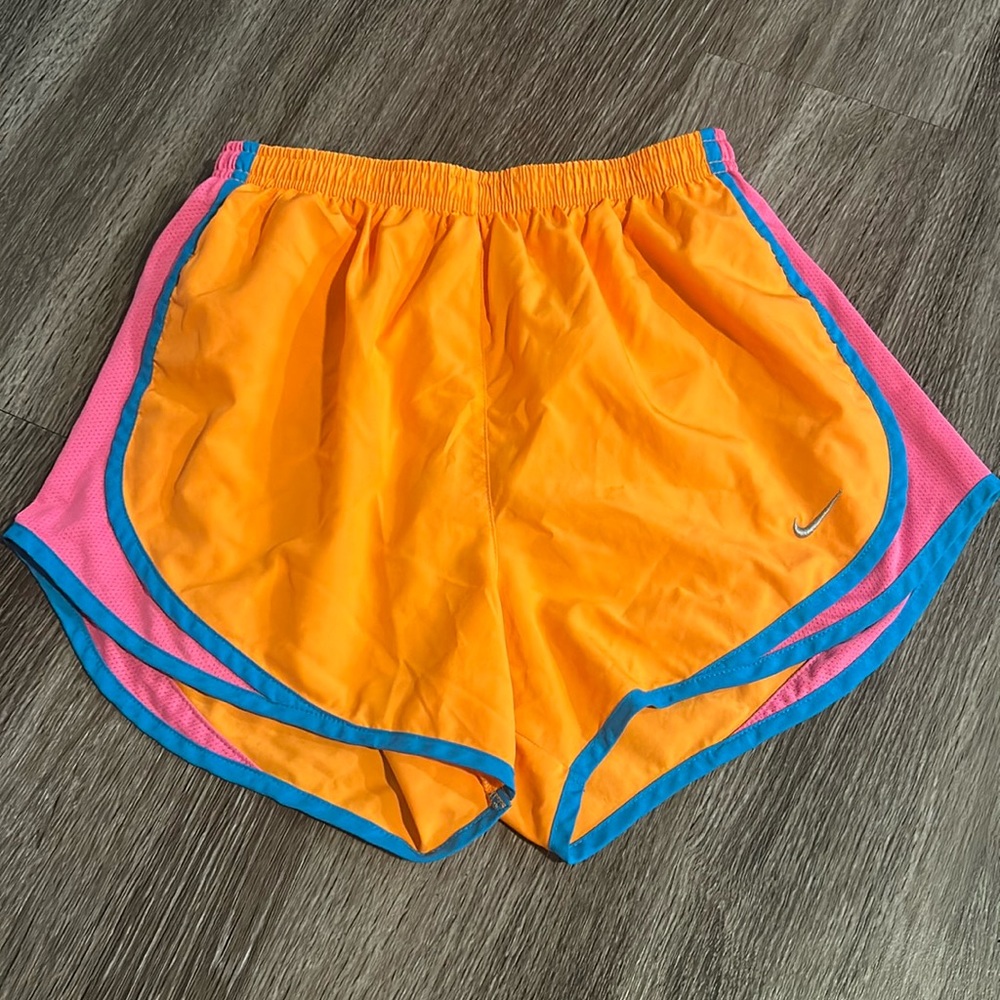 Orange Nike Running Shorts Size Small